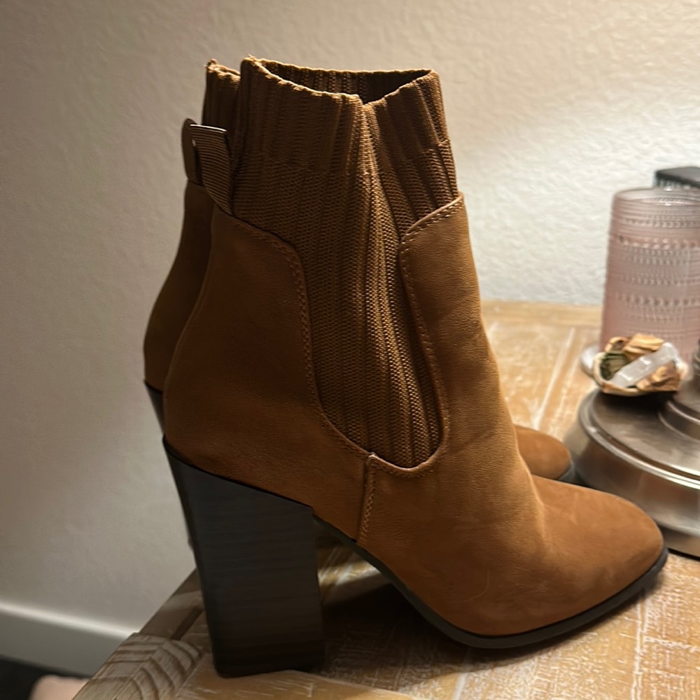 Brown high heel Ankle Booties